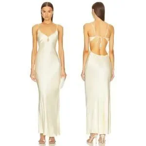 Bec & Bridge | Dresses | Bec Bridge Cedar City Maxi Dress Open Back Party  Summer Wedding Ice Yellow 4 | Poshmark